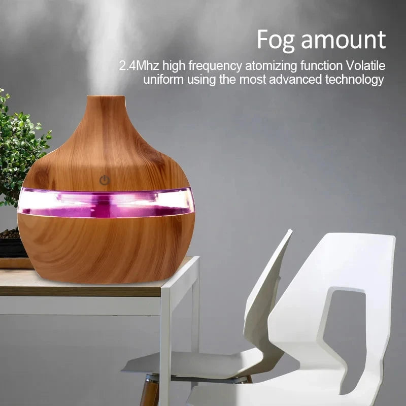 Wood Ultrasonic Air Humidifier