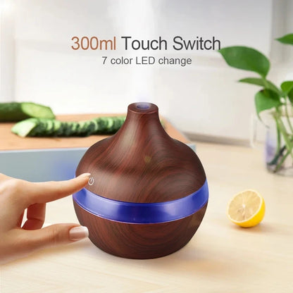Wood Ultrasonic Air Humidifier