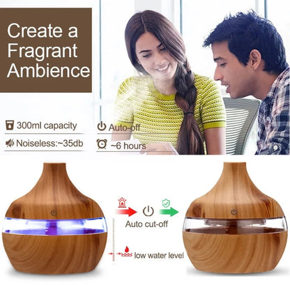 Wood Ultrasonic Air Humidifier