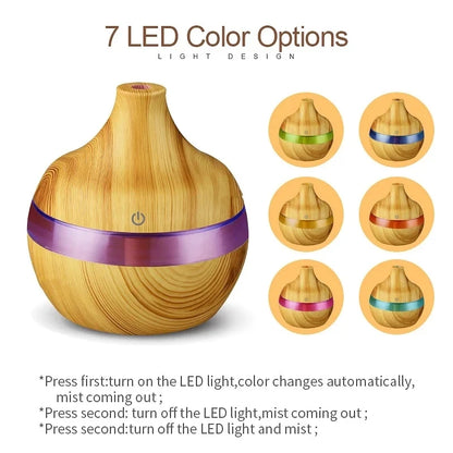 Wood Ultrasonic Air Humidifier