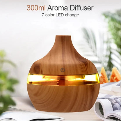 Wood Ultrasonic Air Humidifier